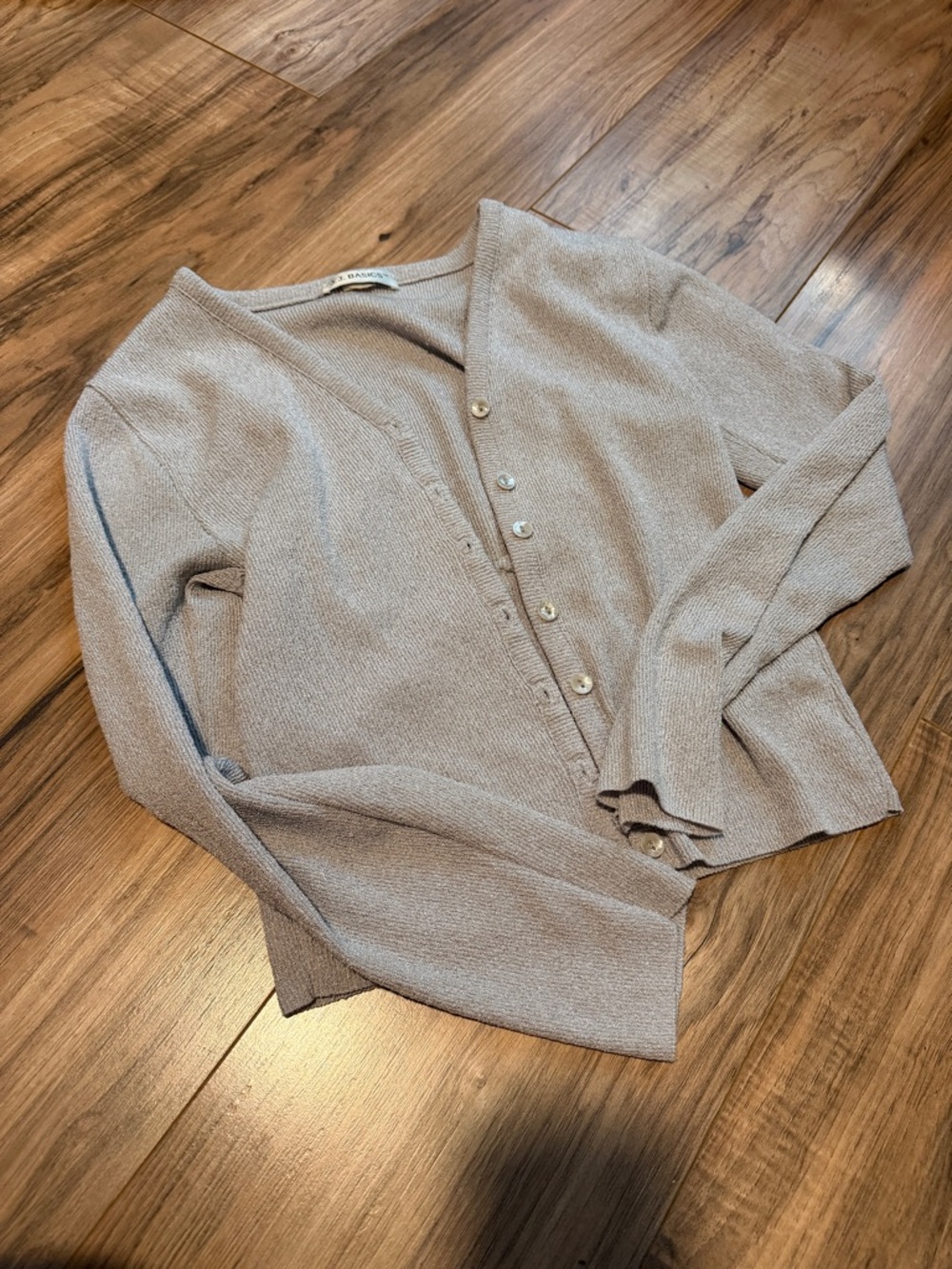 V-Neck Button Cardigan - Women's Blouse